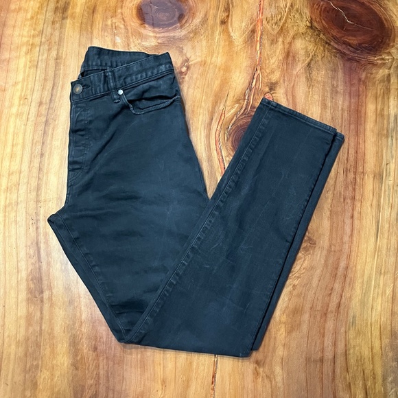John Elliott Men's Denim Jeans 32x 32.5" Black Stretch Button Fly Designer PP5